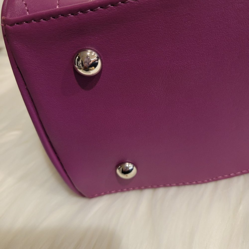 Vera Bradley “Plum Crazy” Satchel Bag - Picture 13 of 14